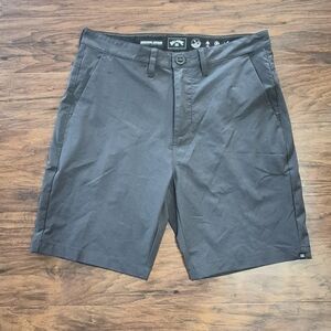 Billabong Charcoal Flat Front Shorts Men's